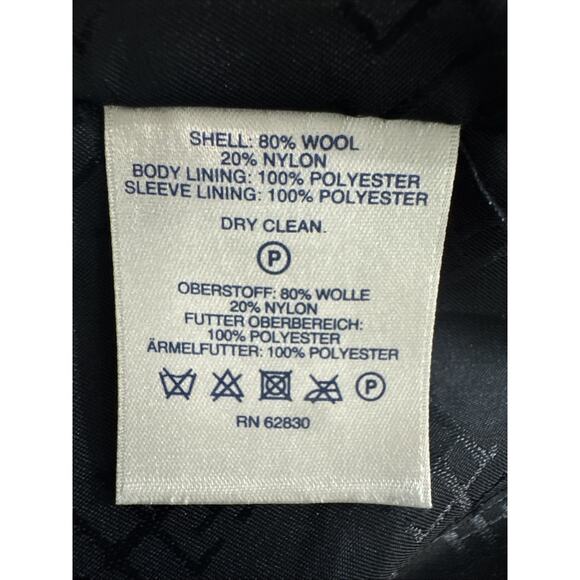 Lands End Women's 16T Luxe Wool Pea Coat Medium Heather Gray - Picture 5 of 8